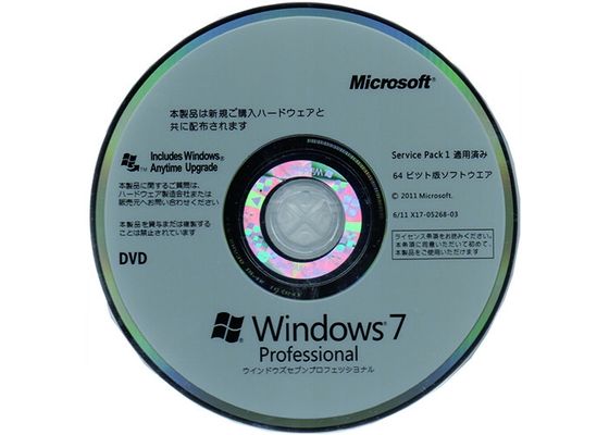 Çin Orijinal Windows 7 Pro Paketi 64Bit OEM Sistemleri Tam Sürüm Yazılımı Tedarikçi