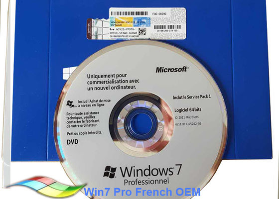 Çin Tam Sürüm Windows 7 Pro Paketi OEM 64Bit Sistemler Çevrimiçi Etkinleştir Tedarikçi