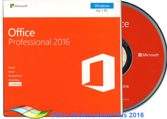Çin Orijinal Ofis 2016 Profesyonel FPP, Microsoft Office Professional Plus 2016 DVD&amp;#39;si Tedarikçi