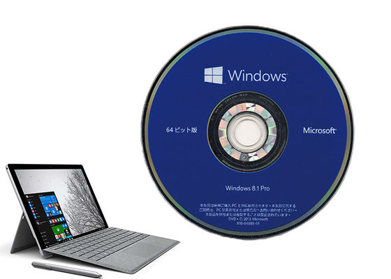 Çin Orijinal Windows 8.1 Pro Paketi OEM Ürün Anahtarı 64bit İşletim Sistemi Tedarikçi