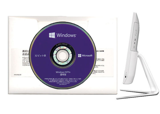 Çin Windows 10 Pro OEM Lehçe Dil, 32 Bit / 64 Bit Lisans Sticker Donanım DVD Tedarikçi