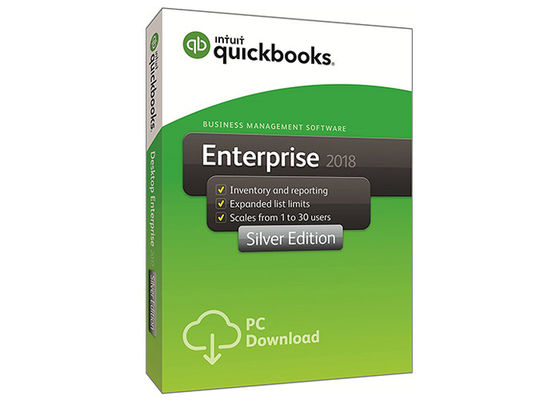 Çin Tam Sürüm Quickbooks Desktop Enterprise 2018 Silver Edition 30 Kullanıcı PC İndir Tedarikçi