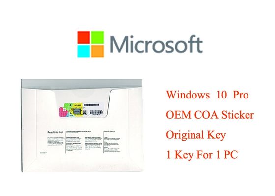 Çin Orijinal Windows 10 Ürün Anahtarı 32bit Sistemleri Tam Sürüm Yazılım COA X20 Çevrimiçi Aktivasyon Yepyeni Tedarikçi