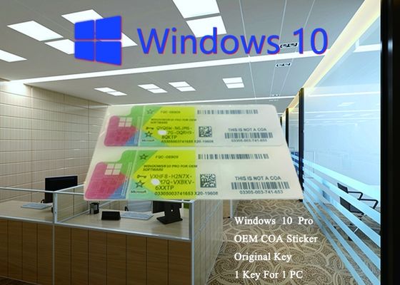 Çin Windows 10 Pro Ürün Anahtarı Kurumsal Anahtarı, 64 bit Çevrimiçi Etkinleştirme Tedarikçi