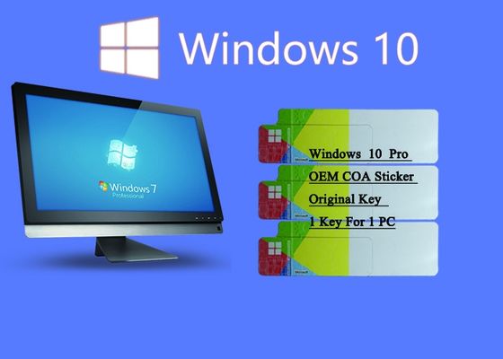 Çin 100% Orijinal Windows 10 Pro COA Sticker Çevrimiçi Özelleştirilebilir FQC COA X20 Etkinleştirin Tedarikçi