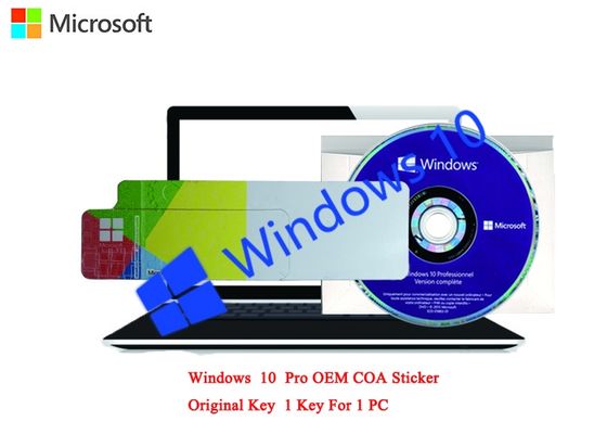 Çin Lehçe Dil MS Windows 10 Pro COA Etiket 64bit Çevrimiçi COA X20 Etkinleştirin Tedarikçi