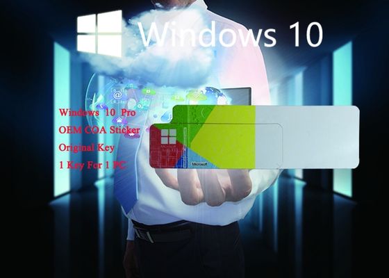 Çin Windows Ürün Anahtarı Sticker Windows 10 Pro COA Sticker Tam Sürüm Çevrimiçi Özelleştirilebilir Etkinleştirin Tedarikçi