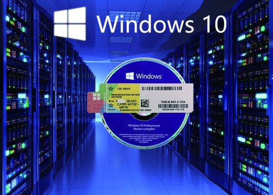 Çin Fransızca Microsoft Windows 10 Pro COA Sticker Çevrimiçi Etkinleştirme Windows 10 Professional Tedarikçi