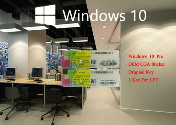 Çin Windows 10 Pro İtalyan COA Sticker Çevrimiçi Aktivasyon Orijinal Özelleştirilebilir FQC İtalyan Dili Tedarikçi