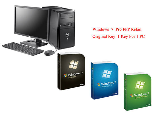 Çin Microsoft Windows 7 Pro Paket Çevrimiçi Özelleştirilebilir FQC Orijinal FPP Perakende Etkinleştirin Tedarikçi