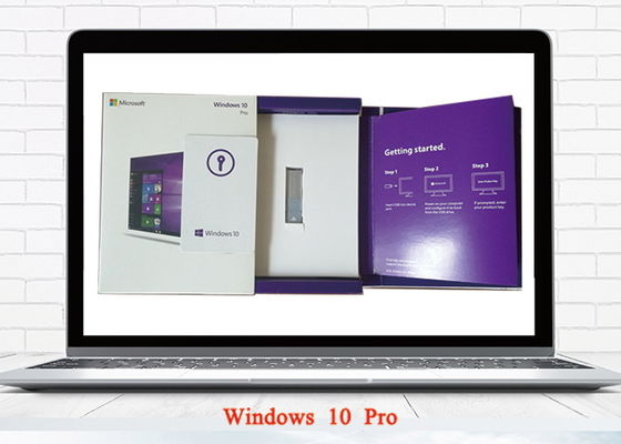 Çin Windows 10 Pro FPP Perakende Kutusu İngilizce Dil 100% Orijinal Orijinal Marka Perakende Kutusu Tedarikçi