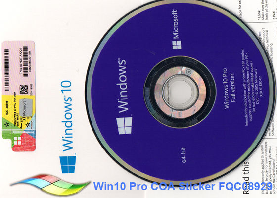 Çin 64bit Microsoft Windows 10 Pro OEM Sticker Çevrimiçi Windows 10 Oem Dvd&amp;#39;yi Etkinleştir Tedarikçi