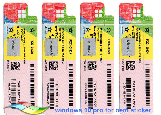 Çin Orijinal Microsoft Windows 10 Pro Coa 64 Bit Tam Sürüm Windows 10 Coa Anahtarı Tedarikçi
