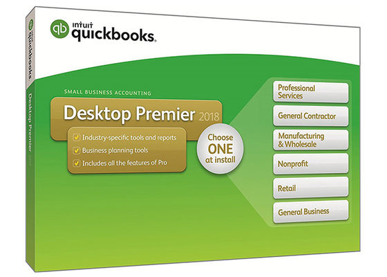 Çin Endüstri Sürümü Quickbooks Pro 2017 Bordro Üzerinde 4 Kullanıcı, Quickbooks Enterprise 2017 Tedarikçi