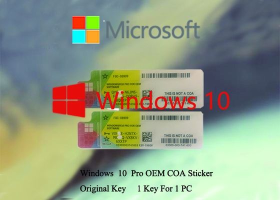 Çin 100% Orijinal Windows 10 Ürün Anahtarı Çalışma Seri ANAHTAR COA X20 Çoklu Dil Yazılımı Tedarikçi