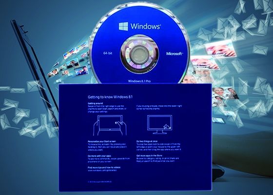 Çin Tam Sürüm, Windows 8.1 Pro Pack OEM Çok Dilli Sürüm 64Bit Sistemleri Çevrimiçi Etkinleştir Tedarikçi