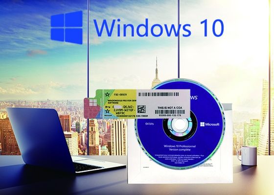 Çin Tam Sürüm Windows 10 Pro COA Sticker Ürün Anahtarı 64Bit Orijinal Sistemler Tedarikçi