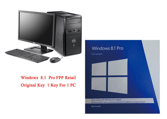 Çin PC Tam Sürüm Microsoft Windows 8.1 Pro 64 Bit Yazılım Çevrimiçi Etkinleştir Tedarikçi